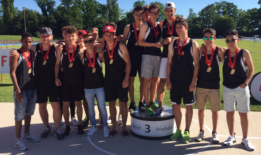 Bronze für die U20 Jungs in Lausanne